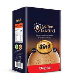 COFFEE GUARD 3 IN 1 ( BOX 20 STICKS × 450 g.)
قهوة ٣ في ١ شموط