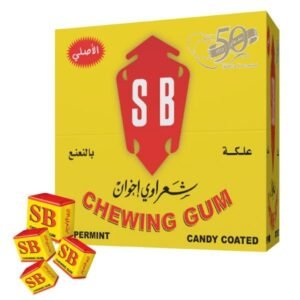 SB Peppermint (Chewing Gum)
علكة بالنعناع شعراوي