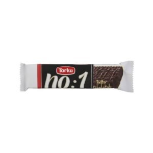 Torku no:1 Bitter Chocolate and Cocoa Coated Hazelnut cream Wafer with Cocoa ●26 grams
بسكويت ويفر كريم البندق مغطى بالشوكولاته الداكنة والكاكاو