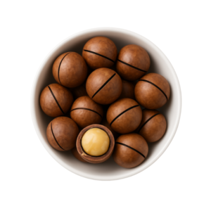 Macadamia Nuts With Shell Vanilla flavor●500 grams  مكاديميا مشوية بنكهة الفانيليا