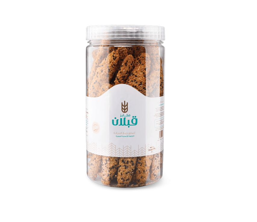 كعك أصابع بحبة البركة مخابز قبلان 450 غرام