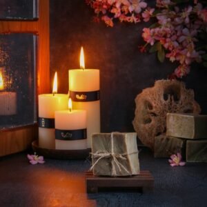 Bzuriyeh Oud Amber Bar Soap  صابون العود والعنبر بزورية